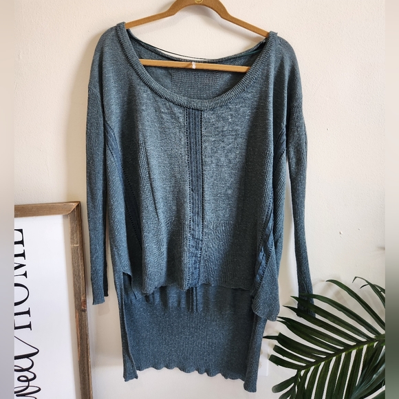 Free people Tunic sweaters Linen and cotton size L - Picture 7 of 12